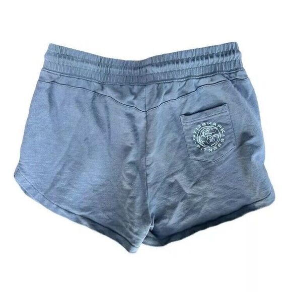 Gymshark Women's Gray Lounge Shorts Size M Elastic Waist Drawstring - Picture 2 of 3